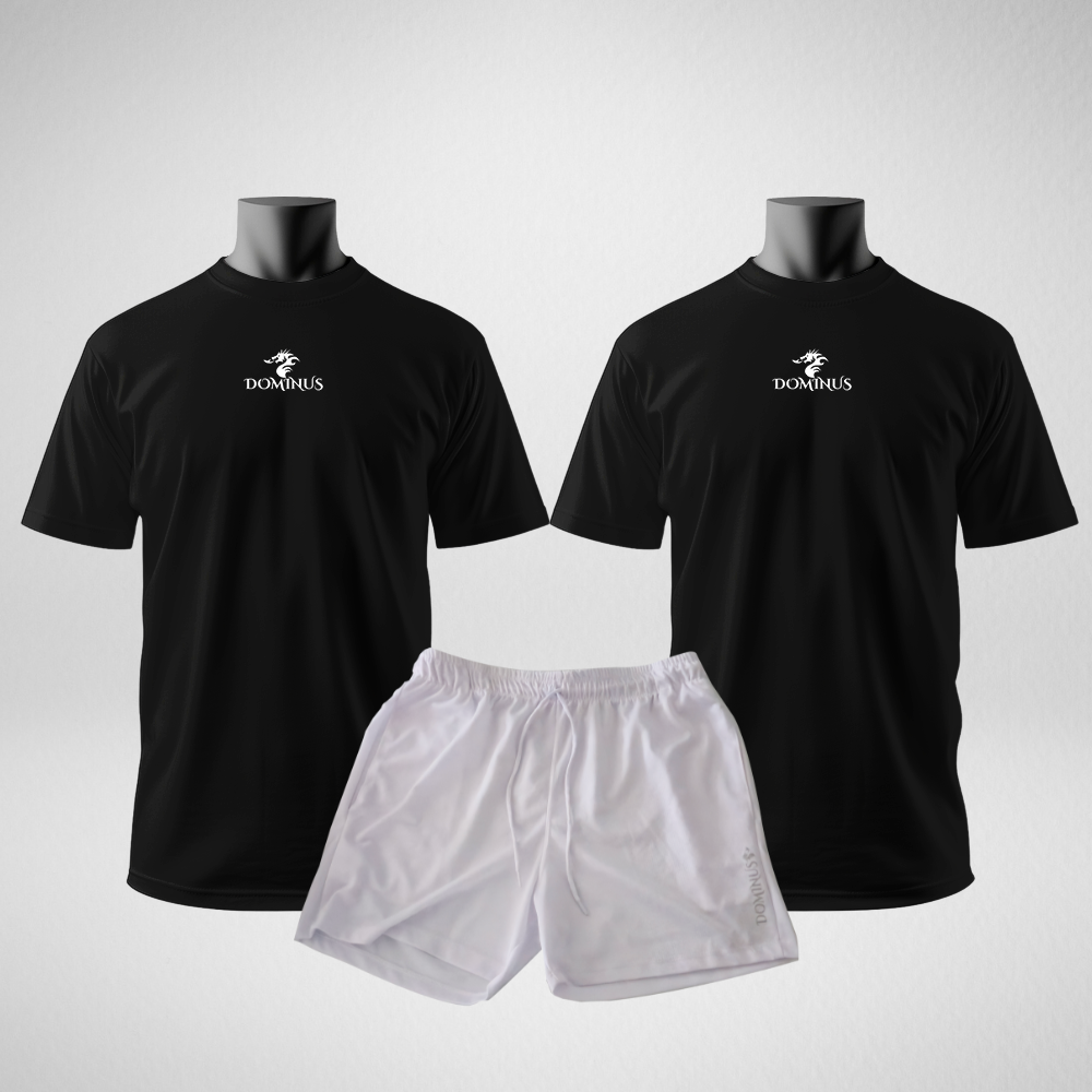 Combo 2 camisetas Dominus Original + Short Brinde