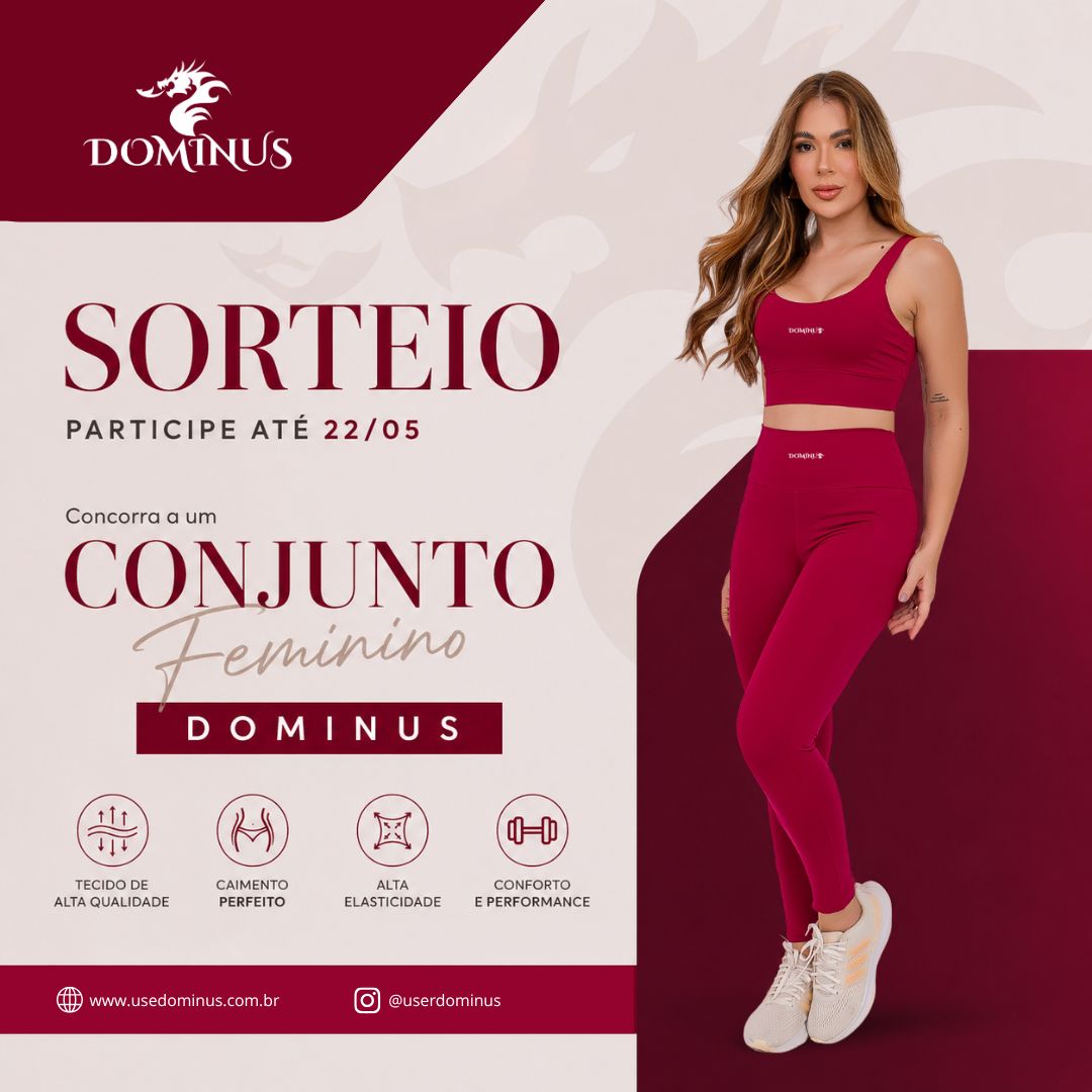 Sorteio Conjunto Feminino Dominus